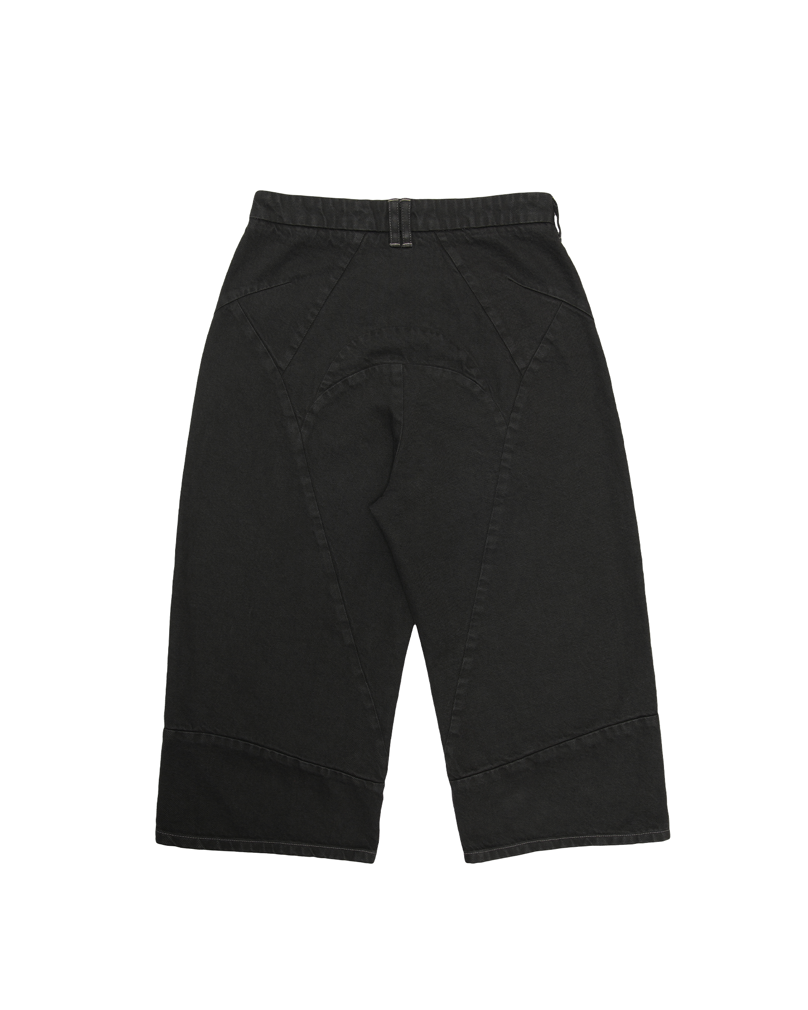 Denim Enduro Cropped Pants washed black