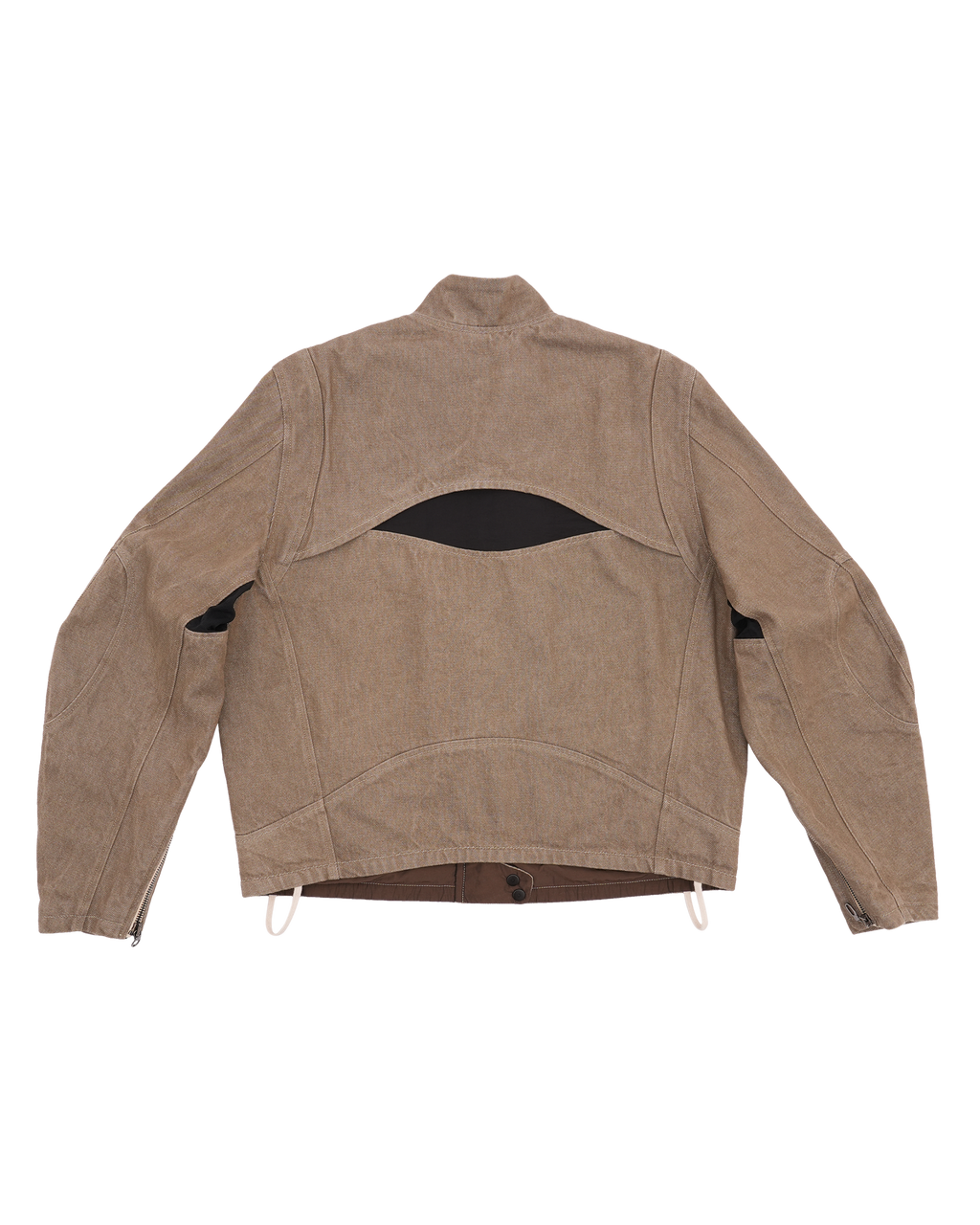 Denim Moto Jacket washed sand