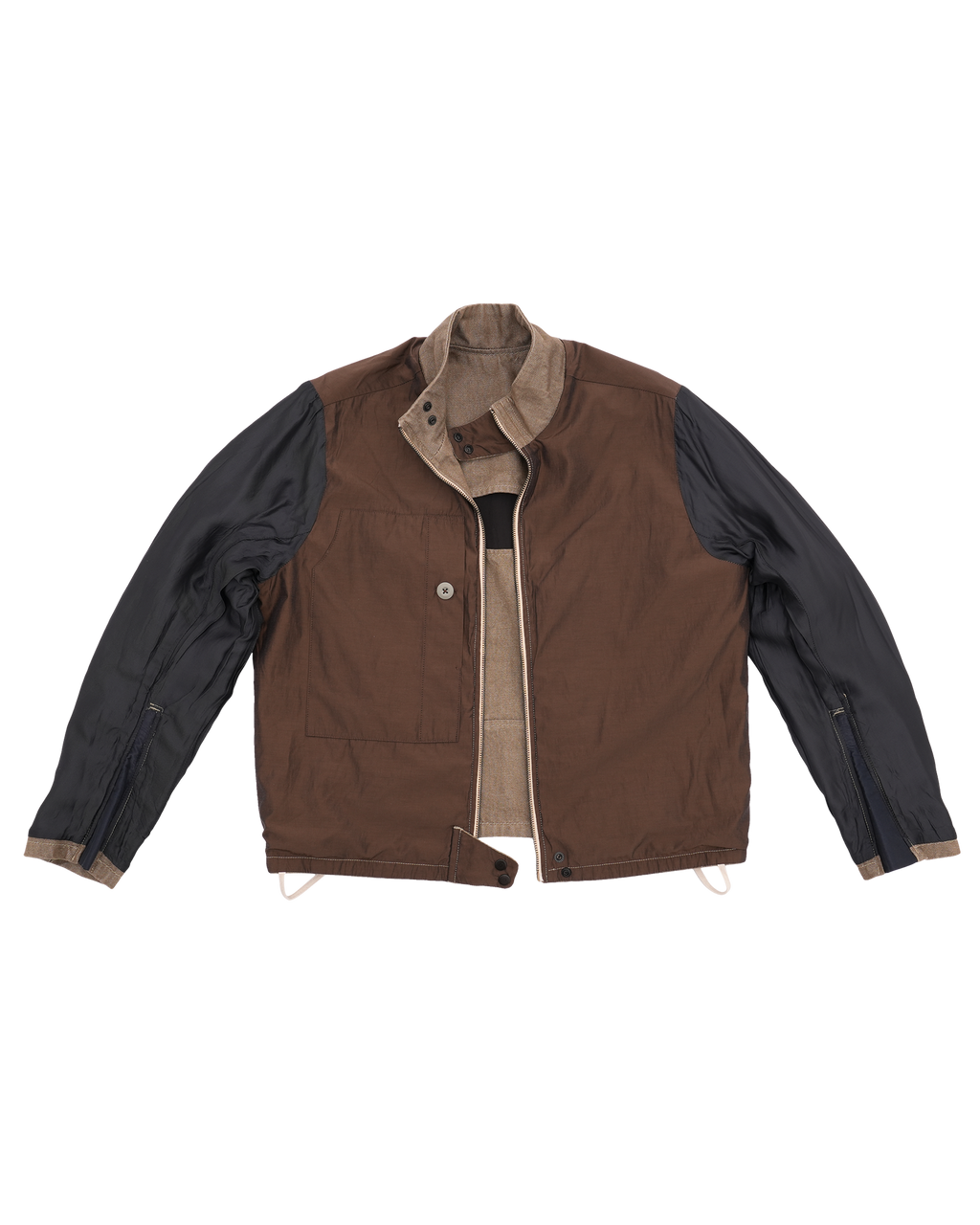 Denim Moto Jacket washed sand