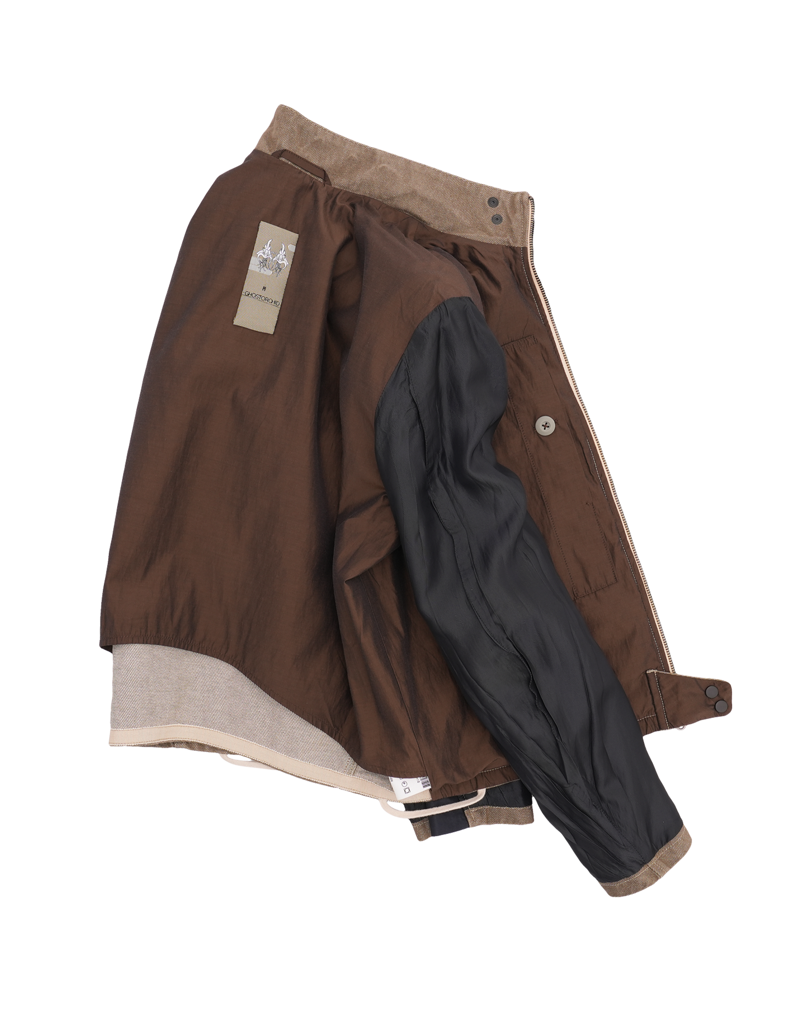 Denim Moto Jacket washed sand