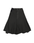 Denim Skirt washed black