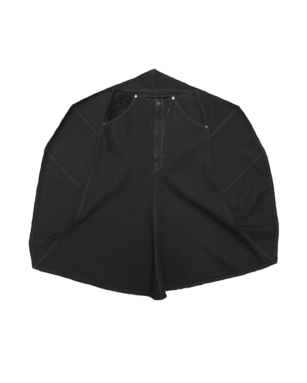 Denim Skirt washed black