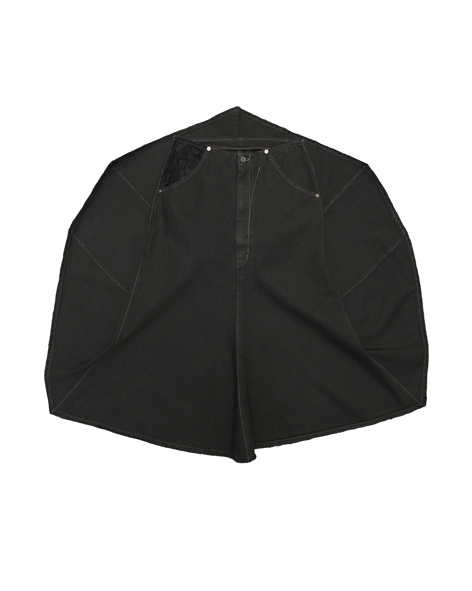 Denim Skirt washed black