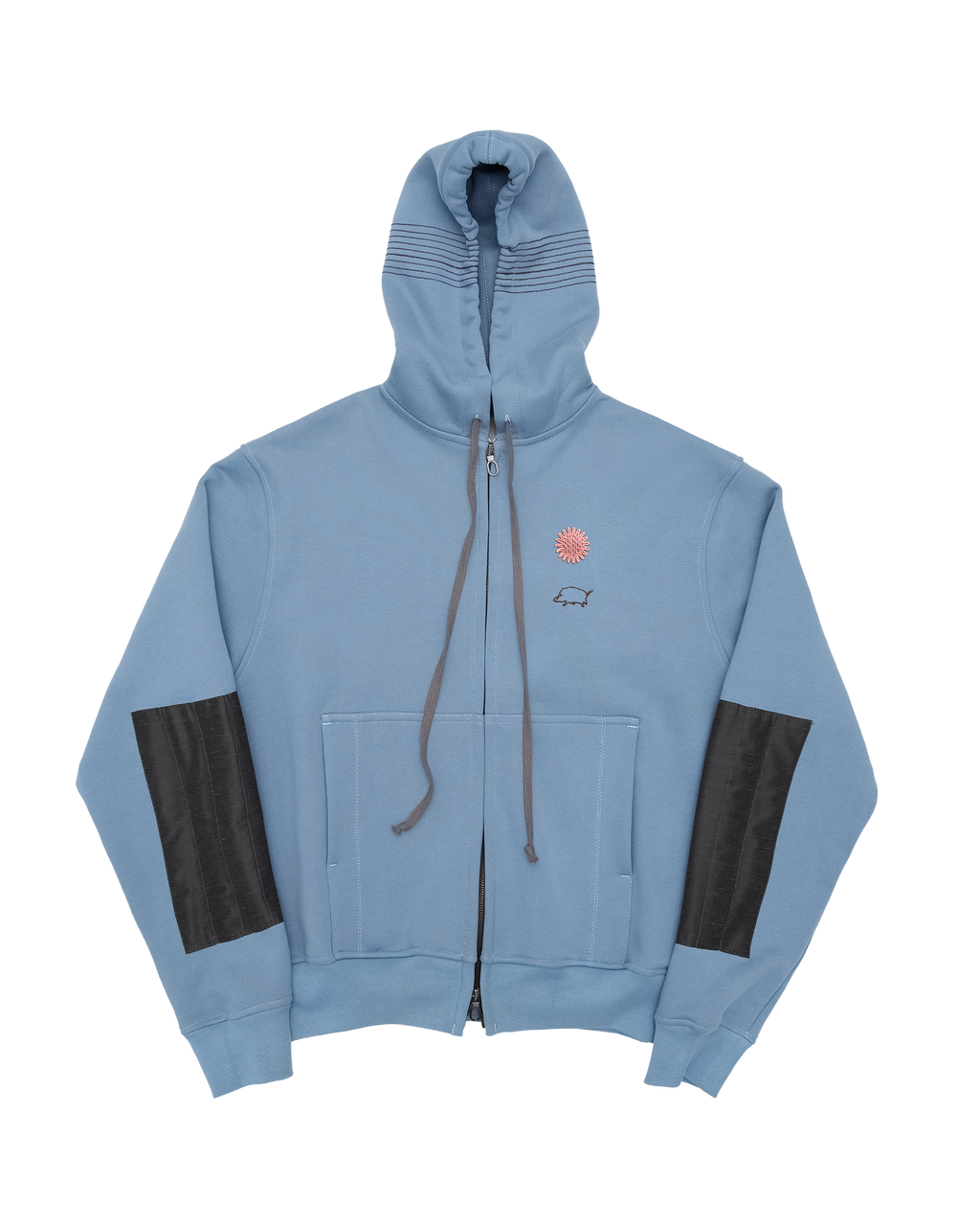Stripe Hoodie Blue