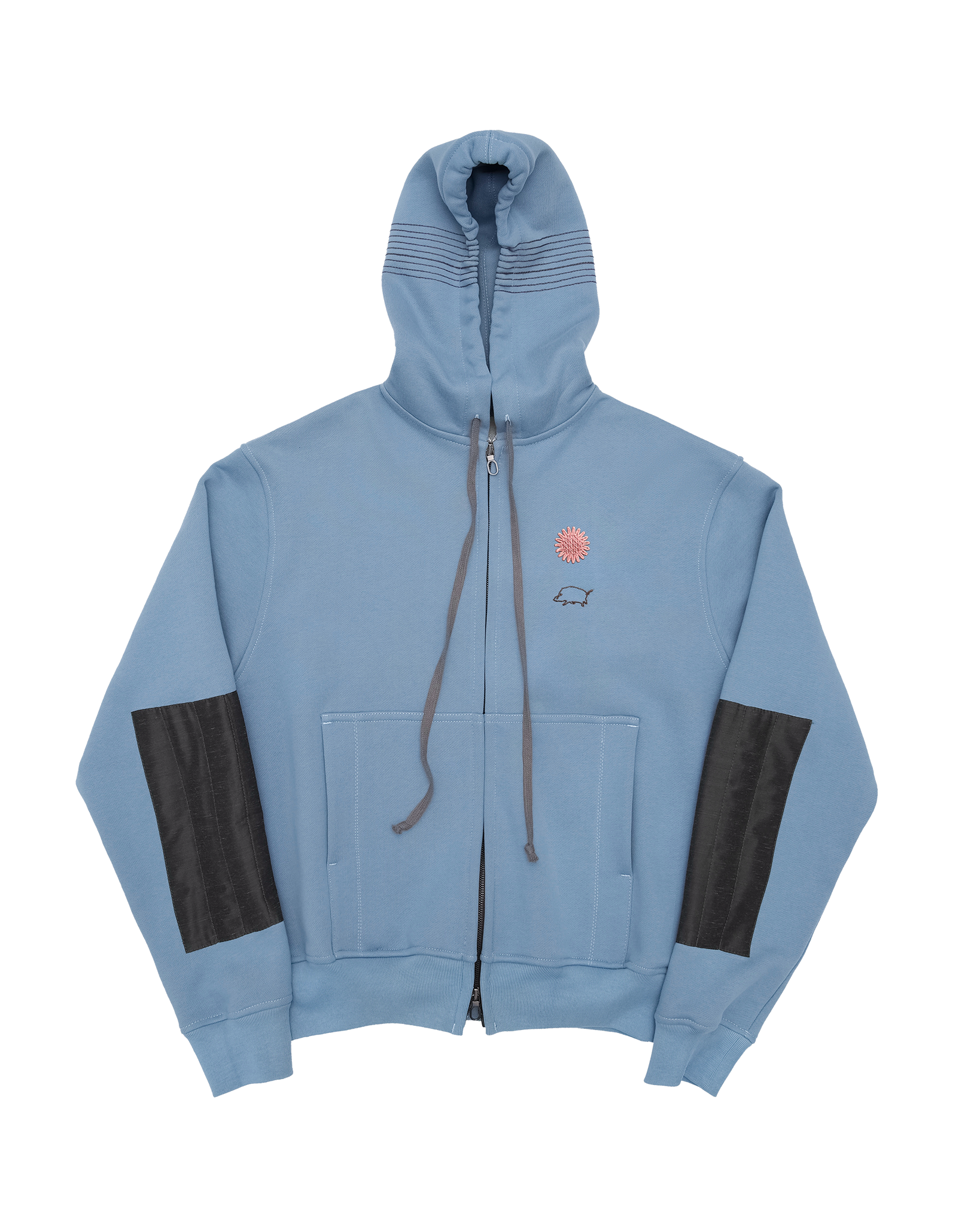 Stripe Hoodie Blue