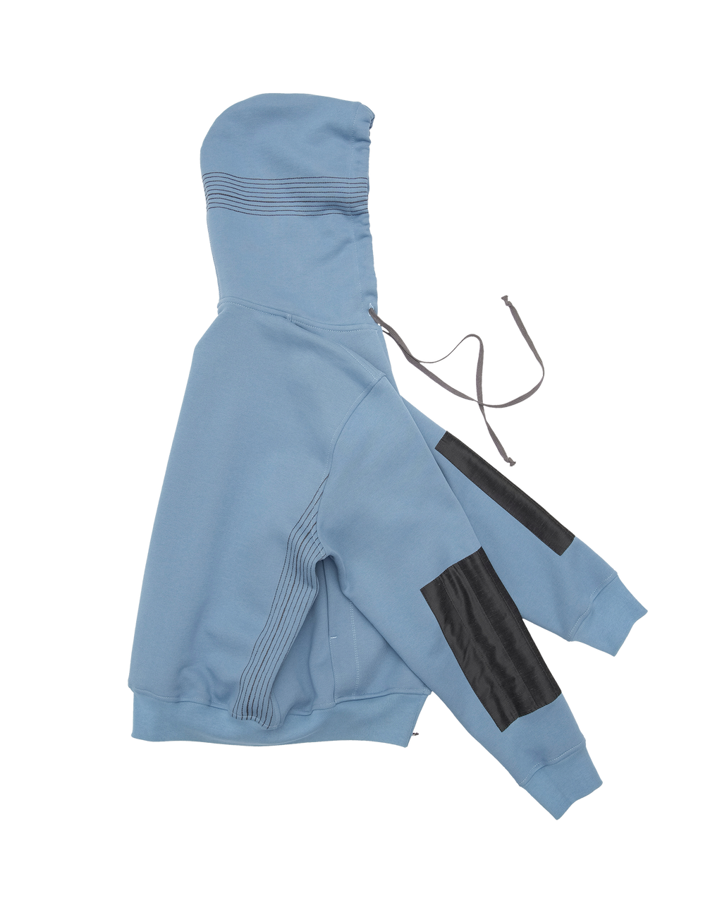 Stripe Hoodie Blue