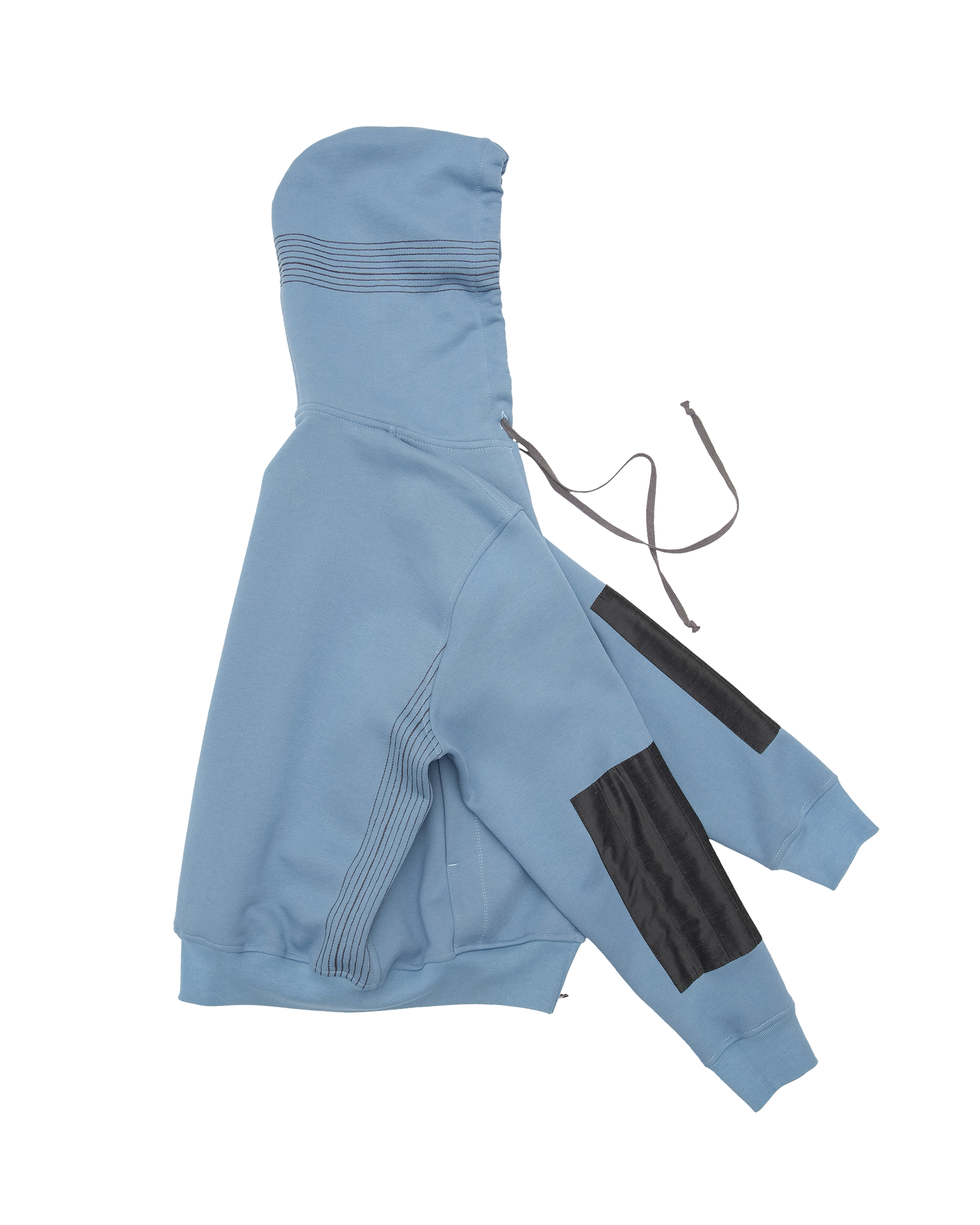 Stripe Hoodie Blue