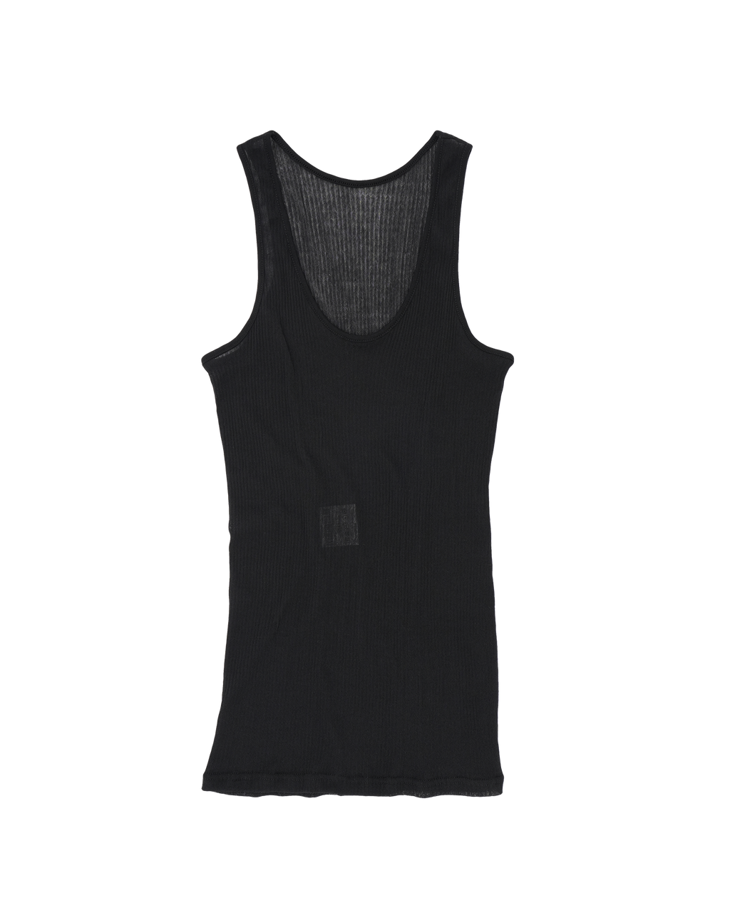 Transparent Tank Top black