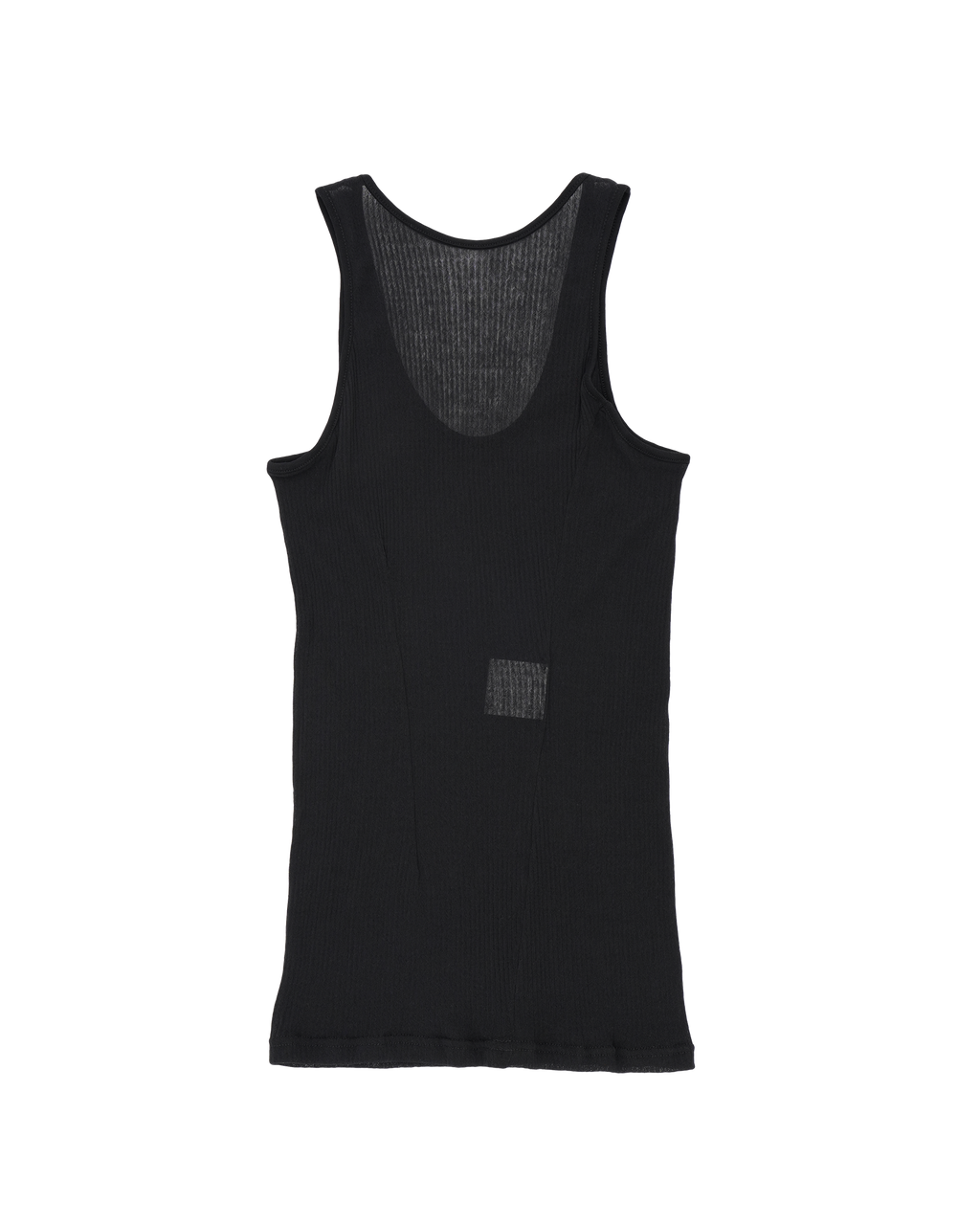 Transparent Tank Top black