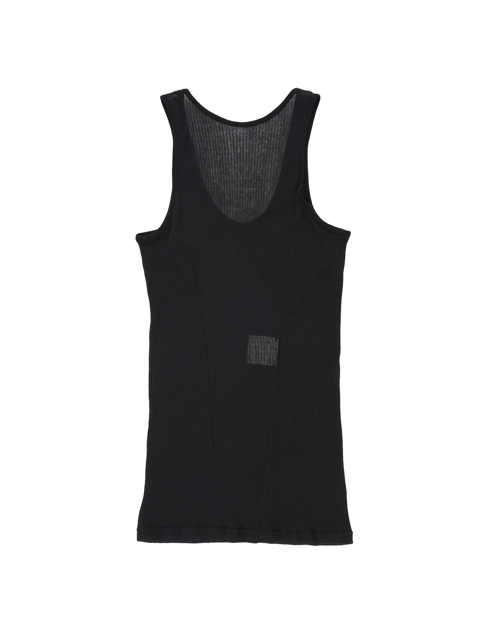 Transparent Tank Top black
