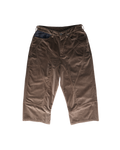 Velvet Cropped Pants brown