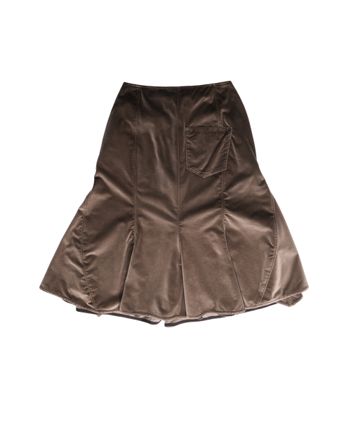 Velvet Skirt brown