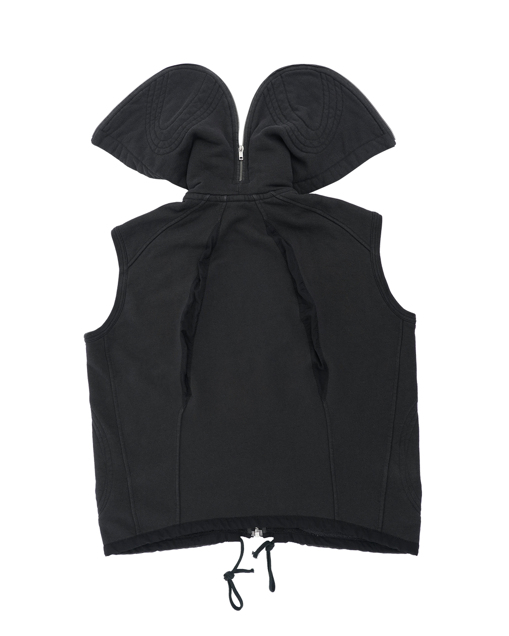 Bean Vest washed black