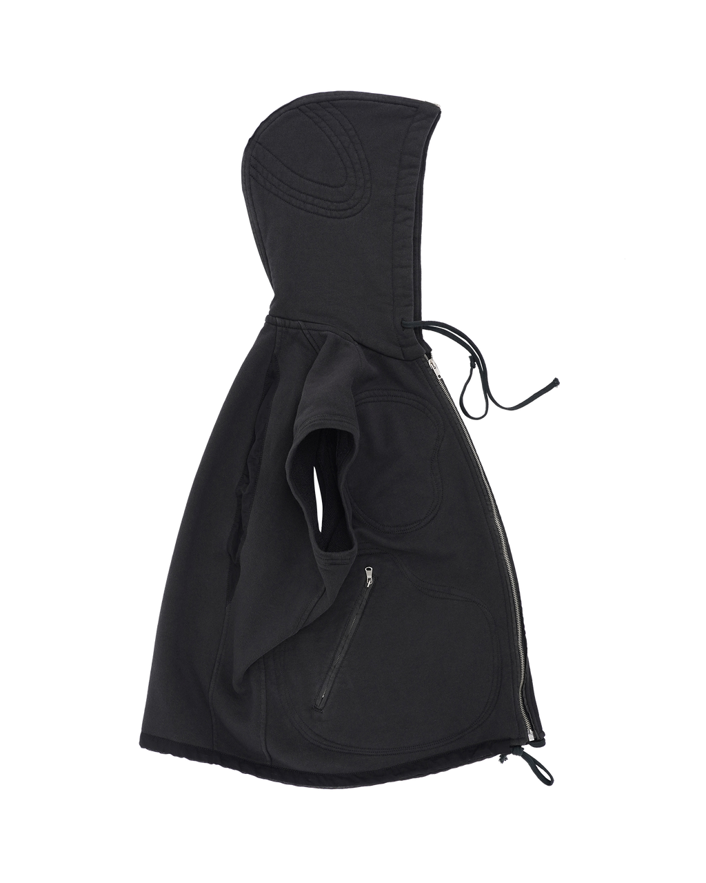 Bean Vest washed black