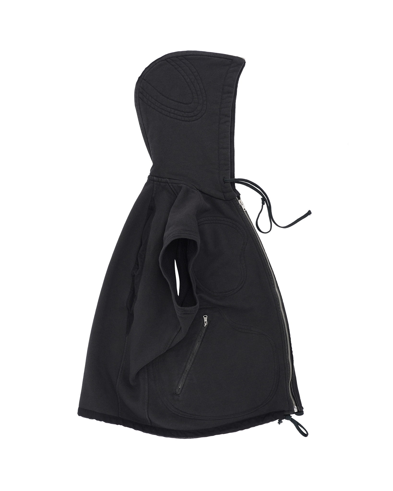 Bean Vest washed black