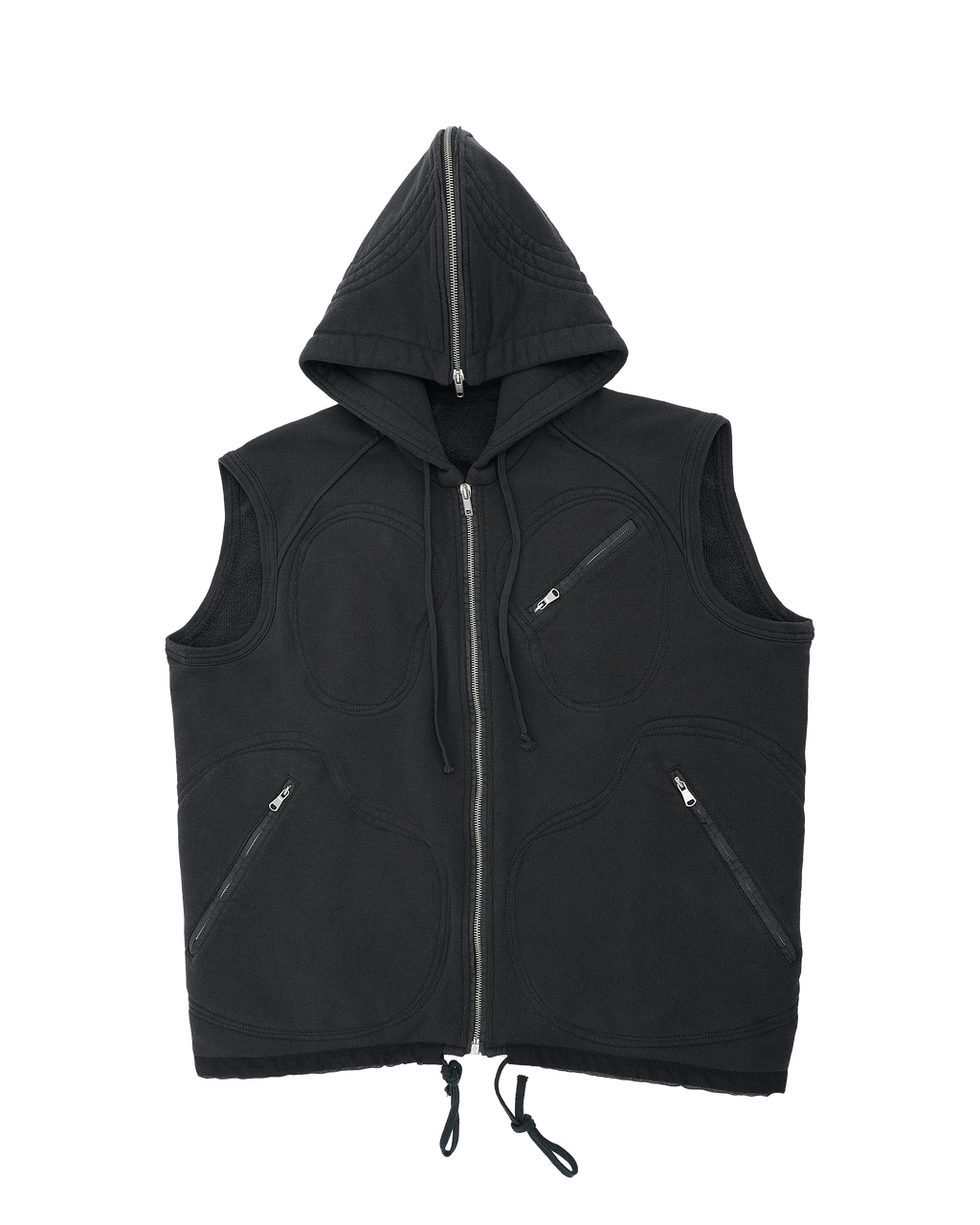 Bean Vest washed black