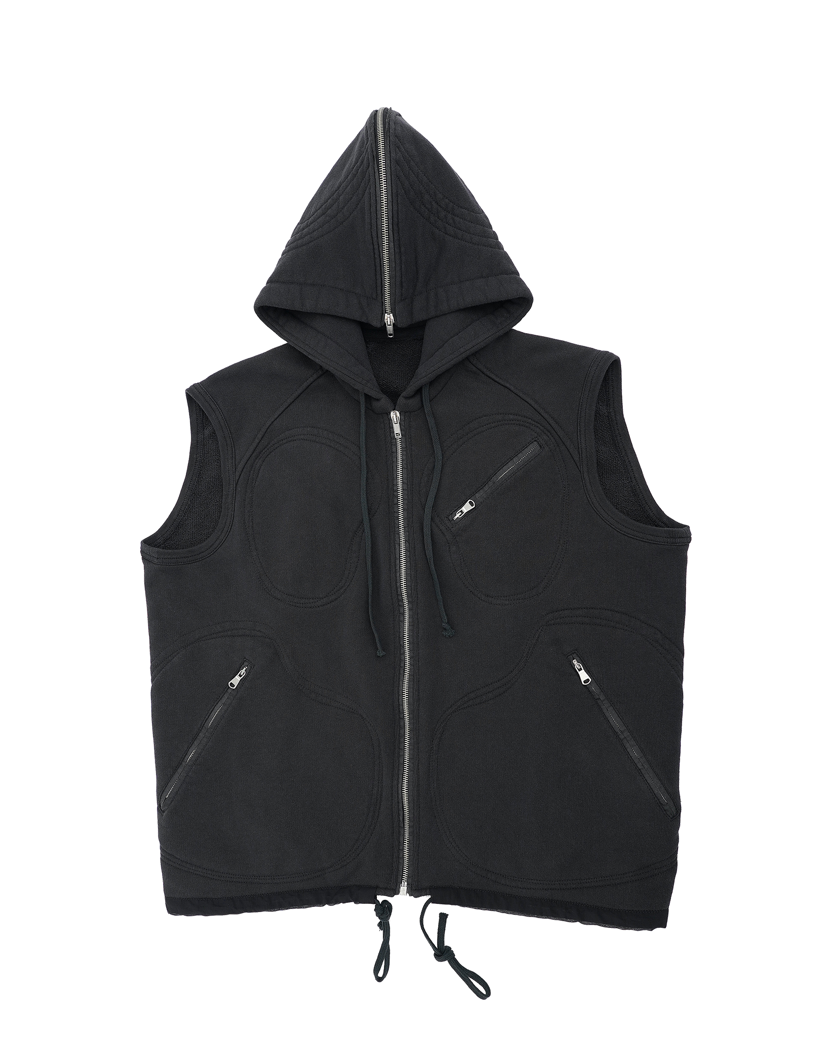 Bean Vest washed black