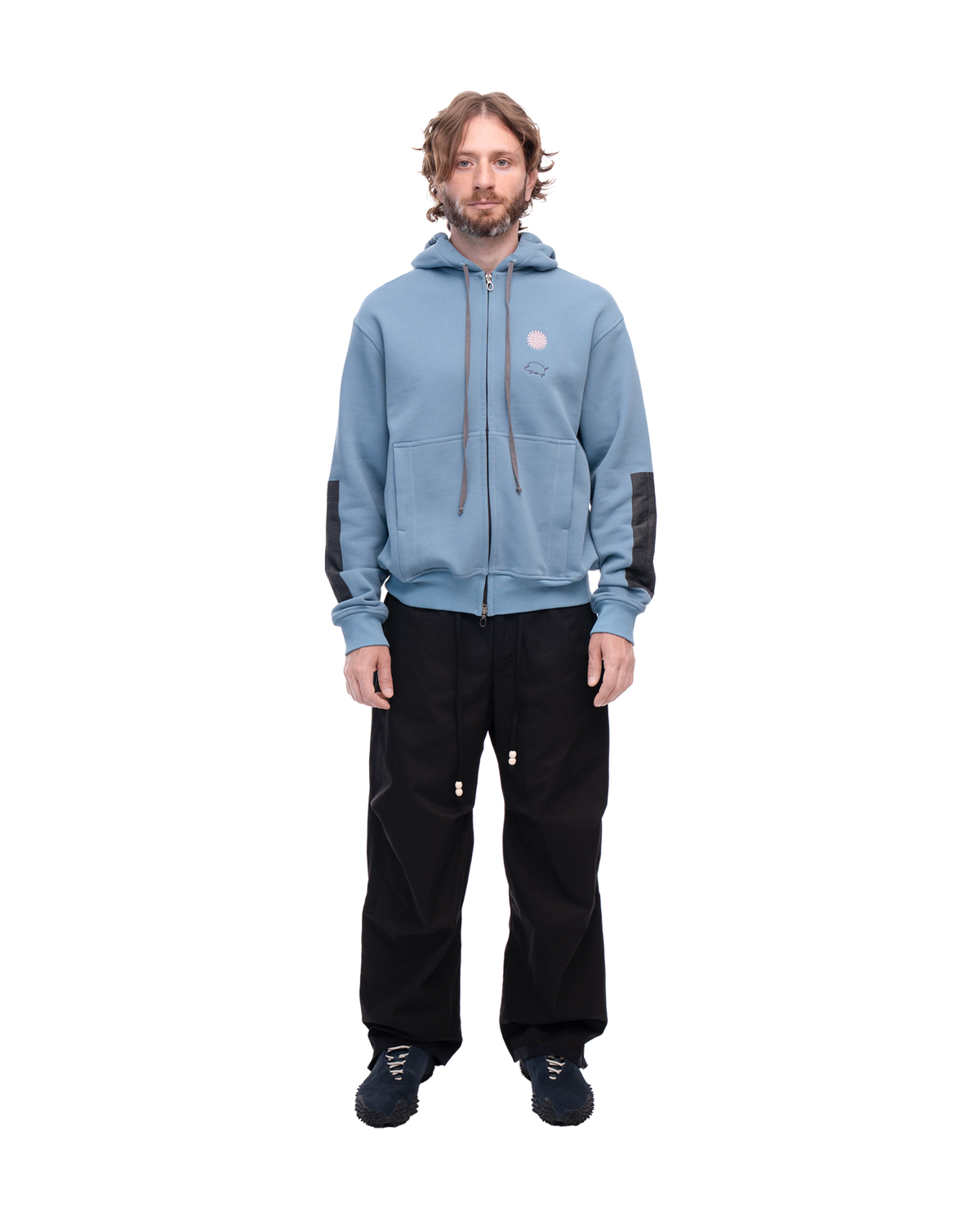 Stripe Hoodie Blue