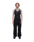 Transparent Tank Top black