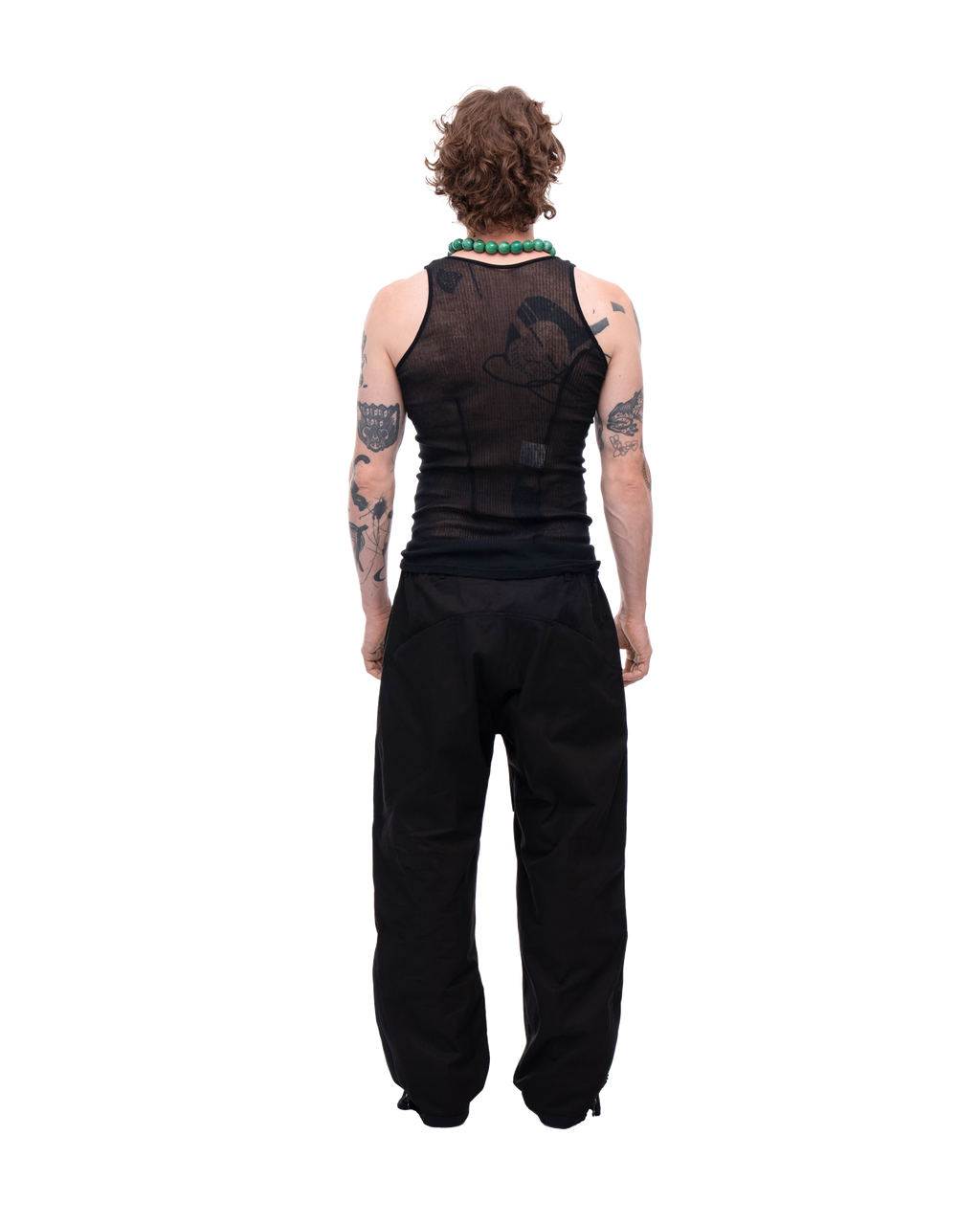 Transparent Tank Top black